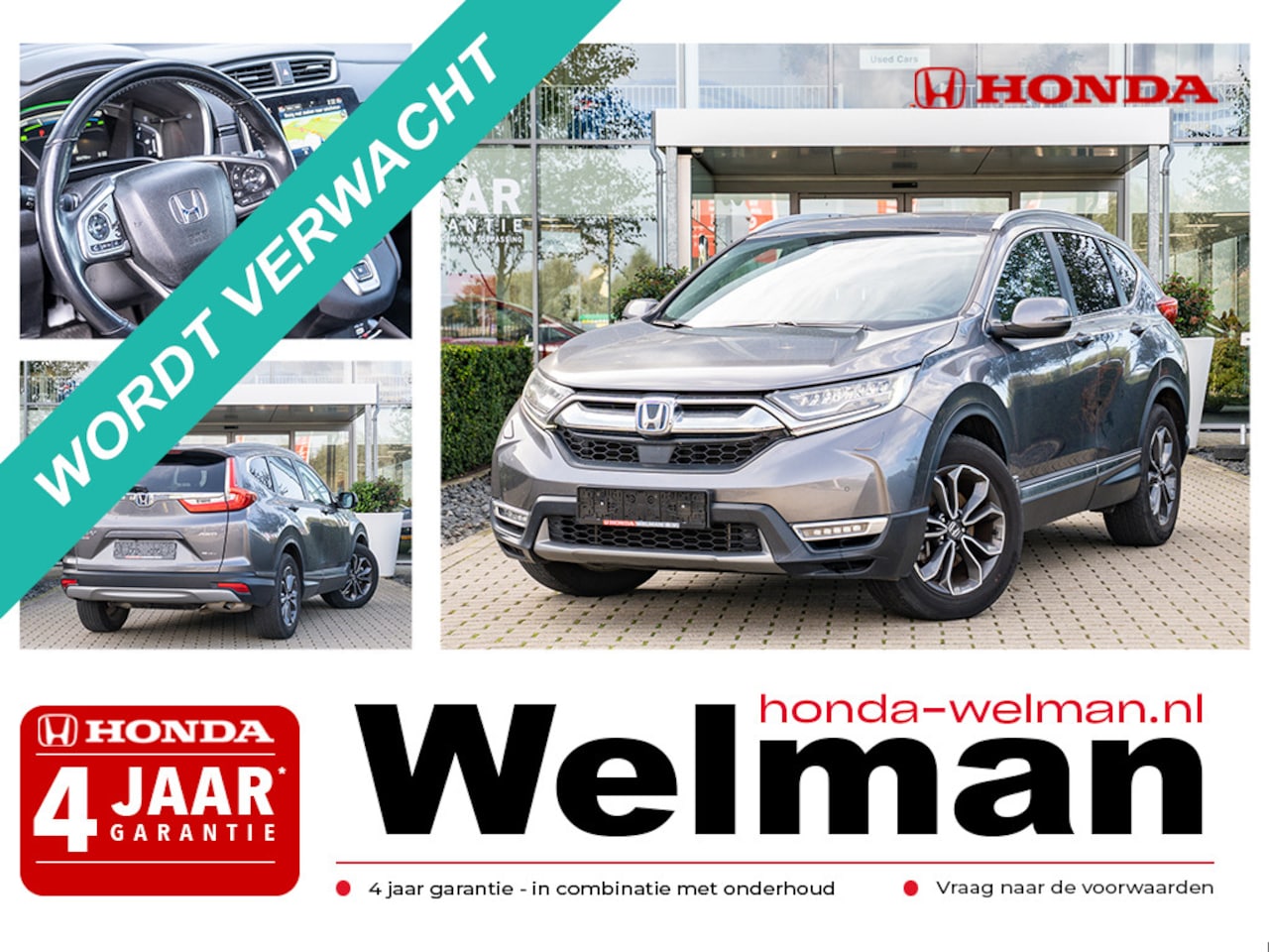 Honda CR-V - 2.0i e:HEV 4WD EXECUTIVE - AUTOMAAT - PANORAMADAK - AutoWereld.nl
