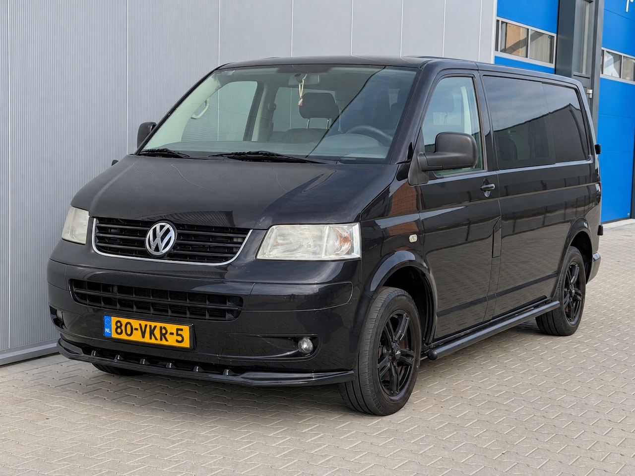 Volkswagen Transporter - 2.5 TDI Dubbelcabine - Automaat - Airco - AutoWereld.nl
