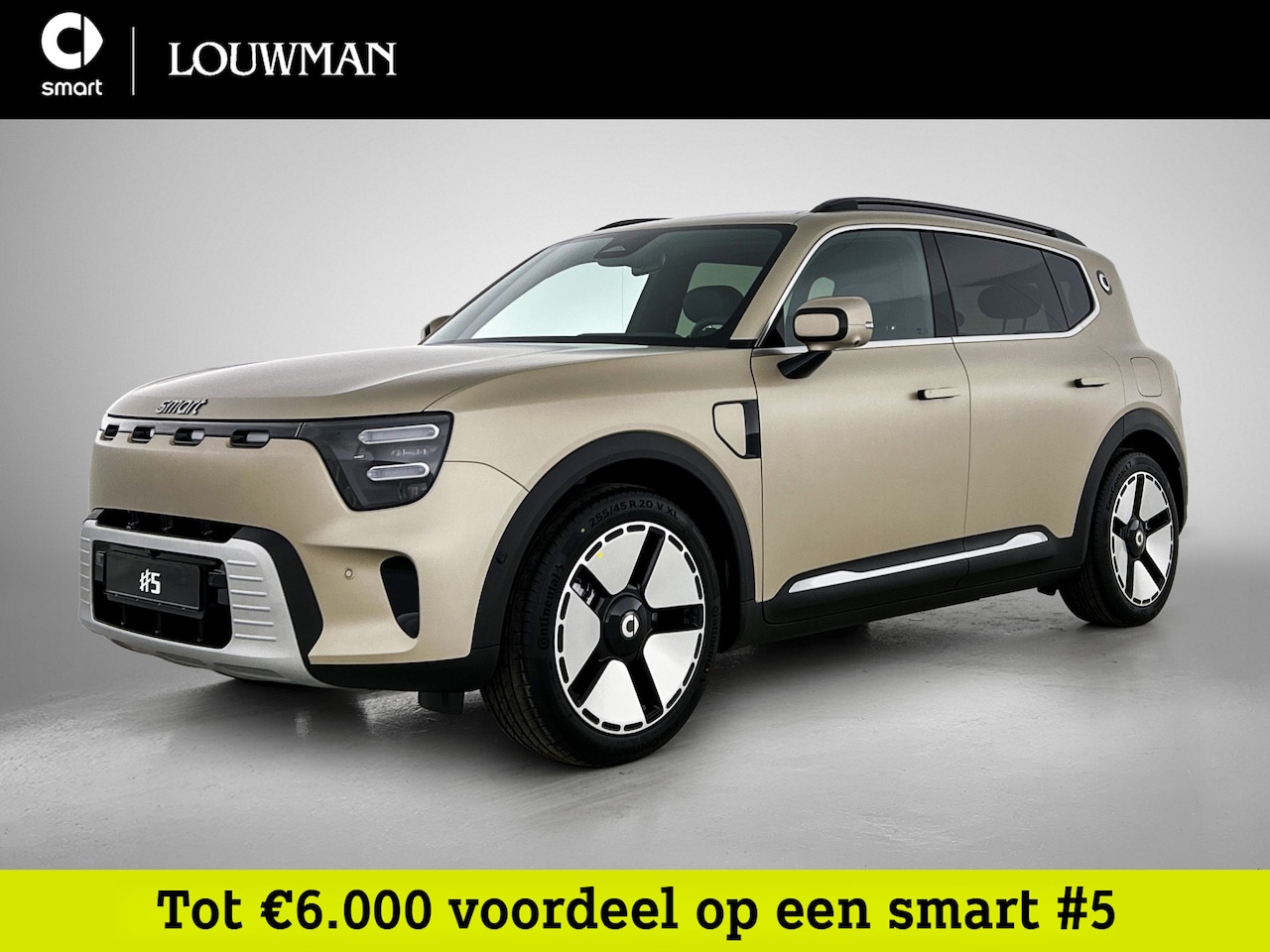 Smart #5 - Premium 100 kWh | Duoleer | Adapt. cruise control | Sennheiser®-audiosysteem | 360°-camera - AutoWereld.nl