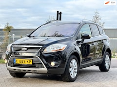 Ford Kuga - 2.5 20V Titanium|200PK|AWD|AUT|NAVI|PSENSOR|TREKHAAK|HALFLEDER