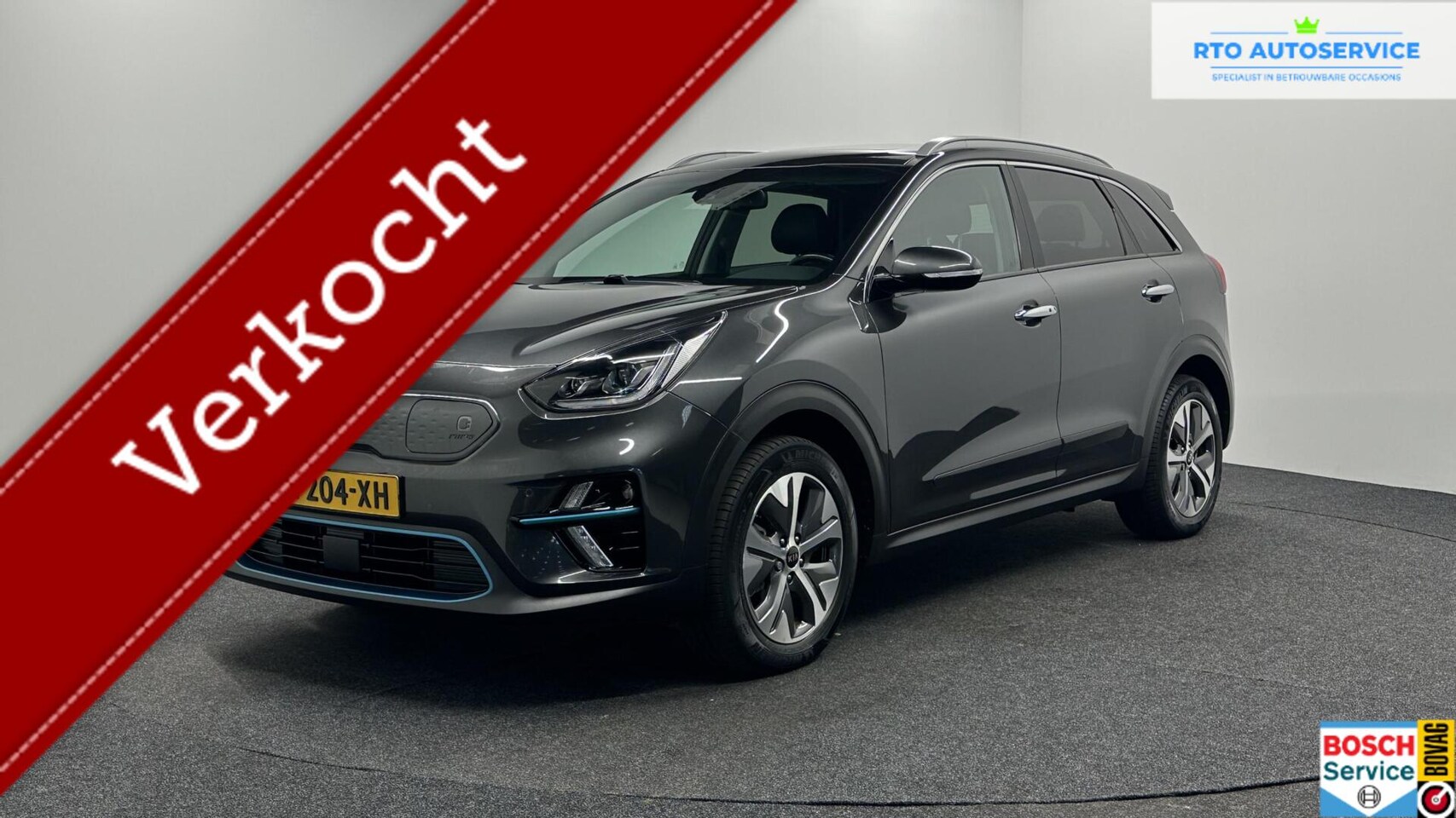 Kia e-Niro - DynamicPlusLine 64 kWh 99% SOH CAMERA CARPLAY SCHUIF/KANTEL DAK NAVI ADAPTIEF CRUISE. - AutoWereld.nl