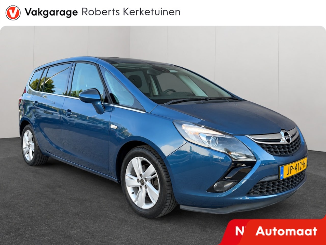 Opel Zafira Tourer - 1.4 Turbo Blitz Automaat 1e Eigenaar Leder Panoramadak Trekhaak - AutoWereld.nl