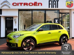 Abarth 600e - 600 54kWh 280PK Scorpionissima, Rijklaarprijs | 20 inch wielen | Sabelt Sportstoelen | Cam