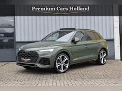 Audi Q5 - 55 TFSI e S-Line 367 Pk Pano Luchtvering Memory Leder Trekhaak Oled Matrix ACC 21 Inch