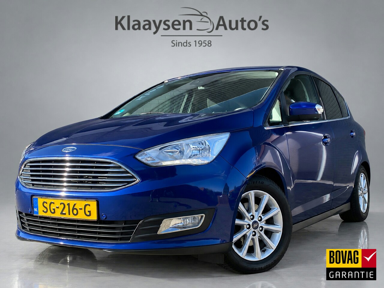 Ford C-Max - 1.0 Titanium 126 PK | dealer onderhouden | winterpakket | navigatie | trekhaak | apple car - AutoWereld.nl