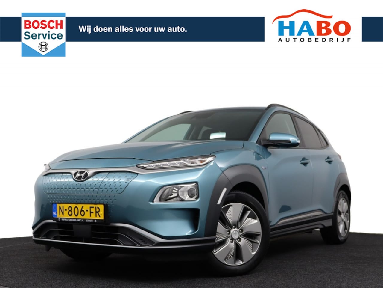 Hyundai Kona Electric - EV FASHION DESIGN 39KWH SOH 95% AUTOMAAT ECC/CRUISE/NAV/CAMERA/KEYLESS.ENTRY/STOEL.VERWARM - AutoWereld.nl