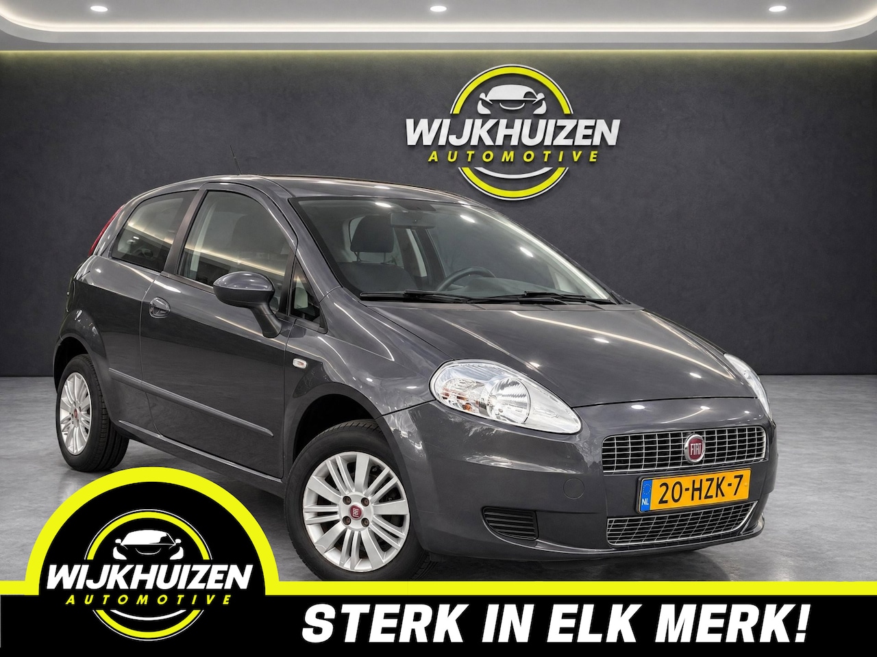 Fiat Grande Punto - 1.4 Edizione Lusso met Airco !!! 15 Inch !!! Unieke km stand !!! Nette staat !!! - AutoWereld.nl