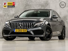 Mercedes-Benz C-klasse - 180 AMG Sport 156Pk Automaat (NAVIGATIE, LEDER, GETINT GLAS, ELEK SPORTSTOELEN, CRUISE, PA