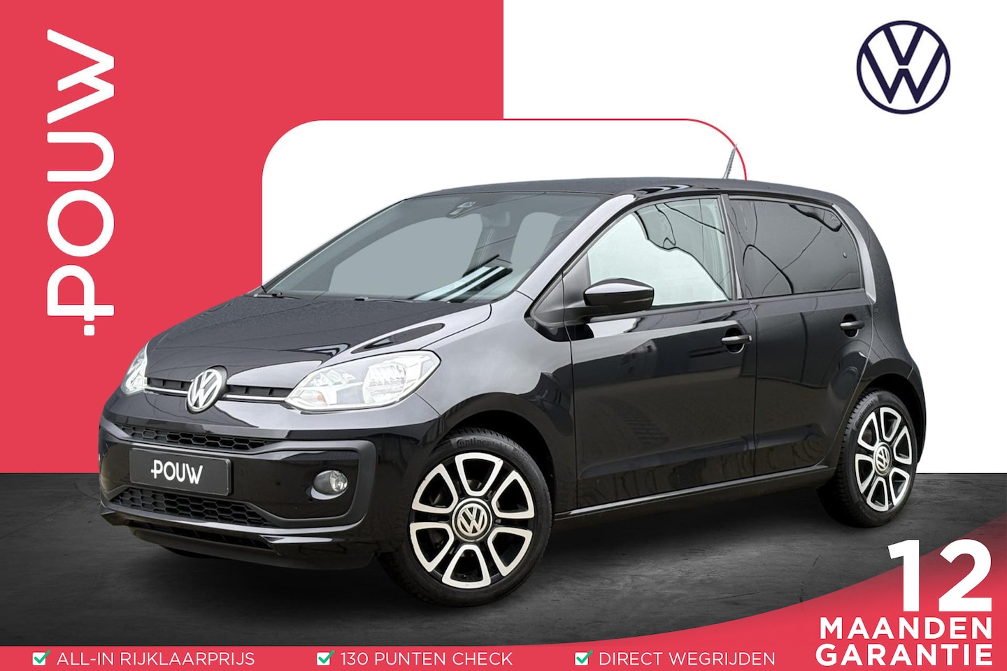 Volkswagen Up! - 1.0 60pk High up! | Stoelverwarming | PDC achter | Cruise Control - AutoWereld.nl