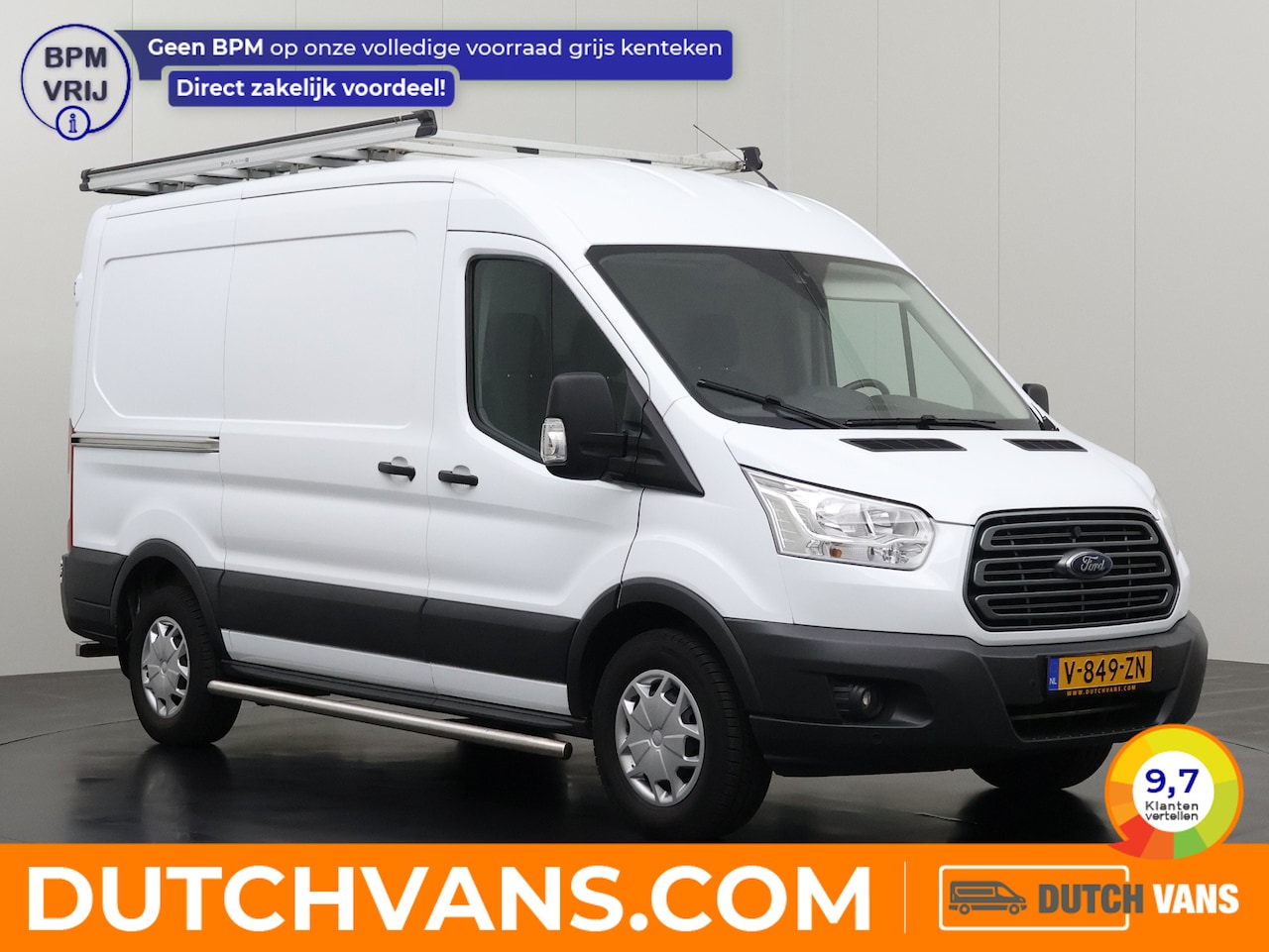 Ford Transit - 2.0TDCI L2H2 Imperiaal | Trekhaak | Wpl Inrichting | Airco | Cruise | 3-Zits - AutoWereld.nl