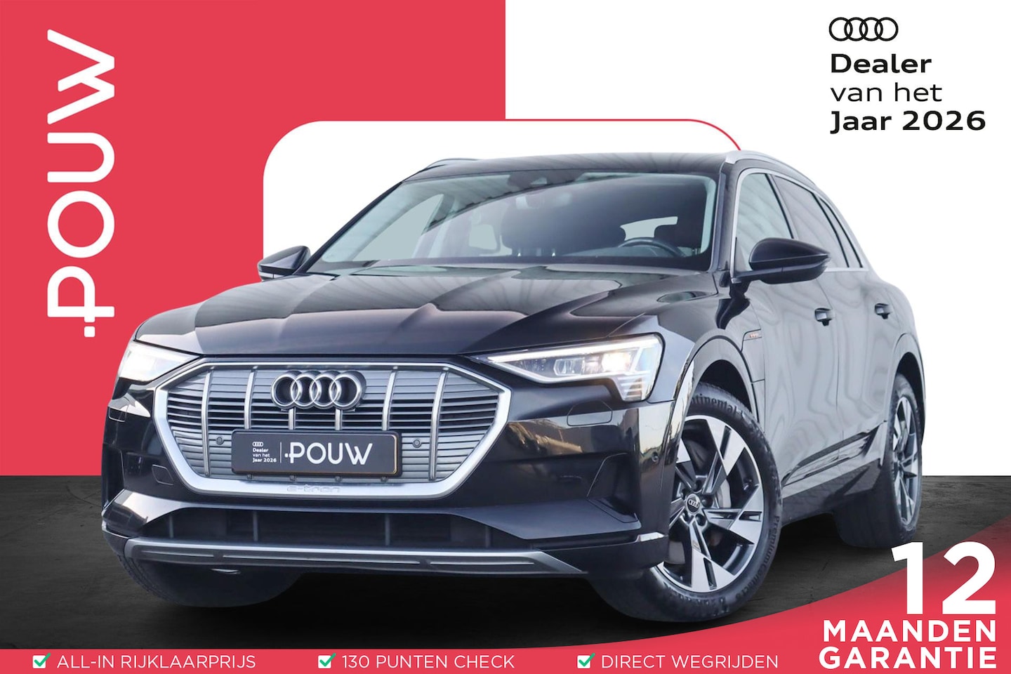 Audi e-tron - 50 313pk quattro Business edition 71 kWh | SoH 93% | Cruise Control | Luchtvering | LED Ko - AutoWereld.nl