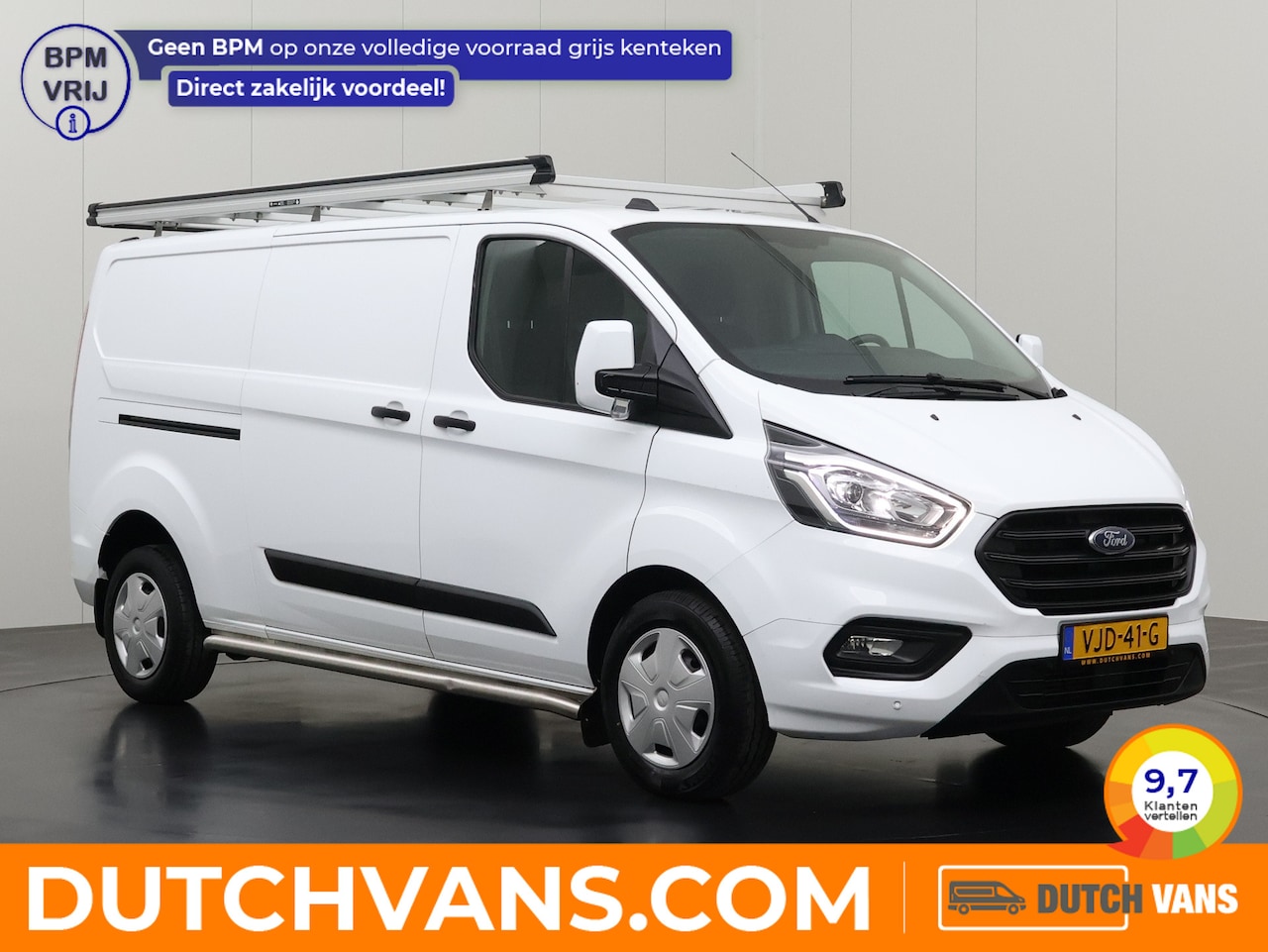 Ford Transit Custom - 2.0TDCI Lang Imperiaal | Trekhaak | Airco | Cruise | Betimmering - AutoWereld.nl