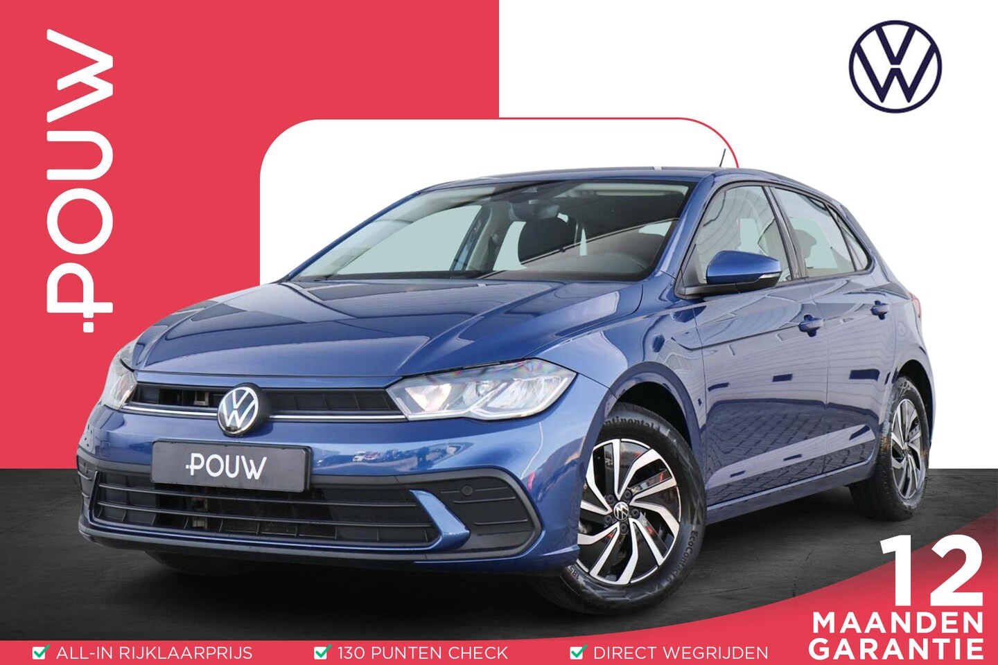 Volkswagen Polo - 1.0 TSI 95pk Life | Navigatie | App Connect | Cruise Control - AutoWereld.nl