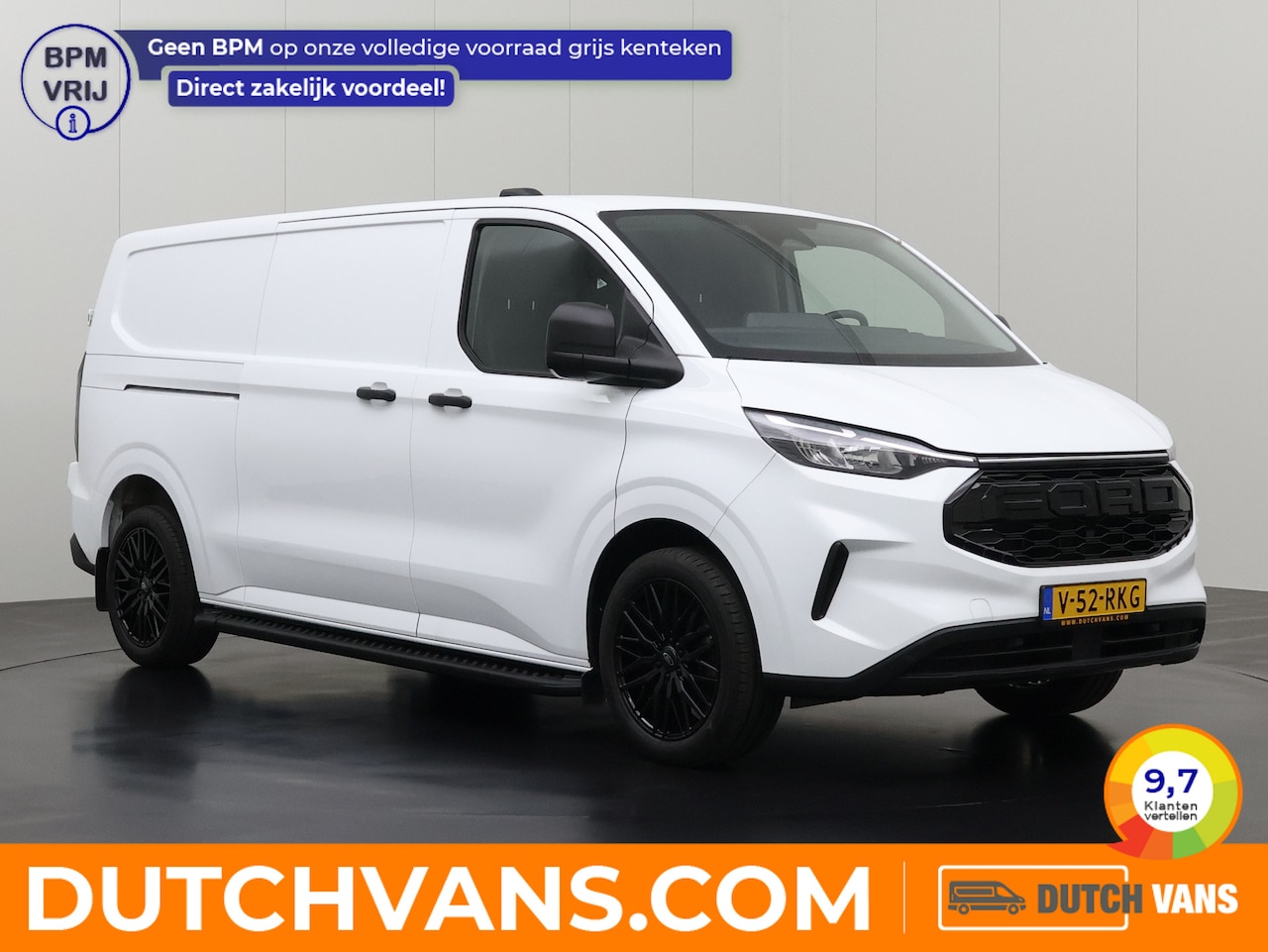 Ford Transit Custom - 2.0TDCi Lang Raptor Sport | Leder | Multimedia | Camera | 3-Zits | Airco | Cruise | Betimm - AutoWereld.nl