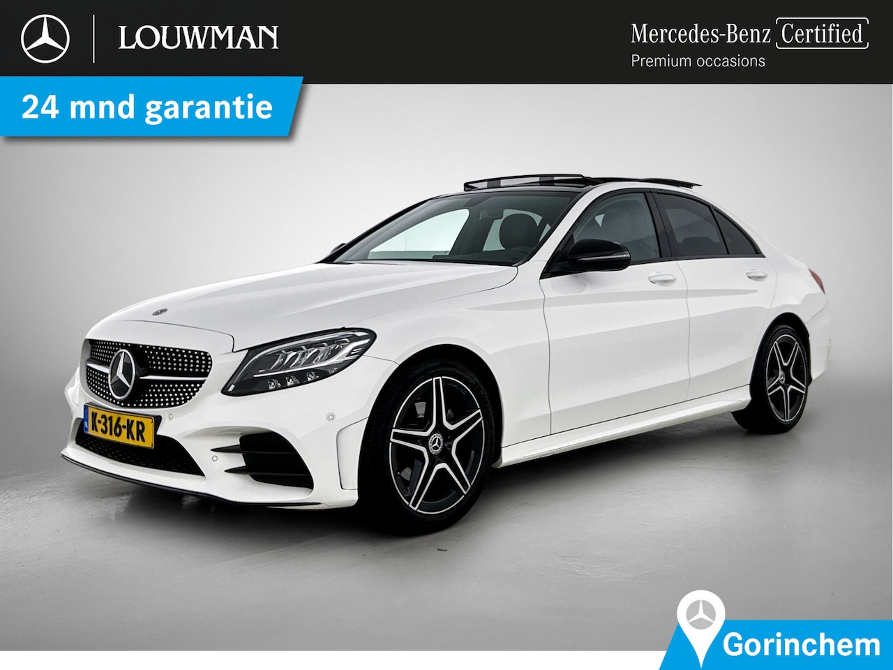 Mercedes-Benz C-klasse - 180 Business Solution AMG | Panorama schuif/kanteldak | Stoelverwarming | Achteruitrijcame - AutoWereld.nl