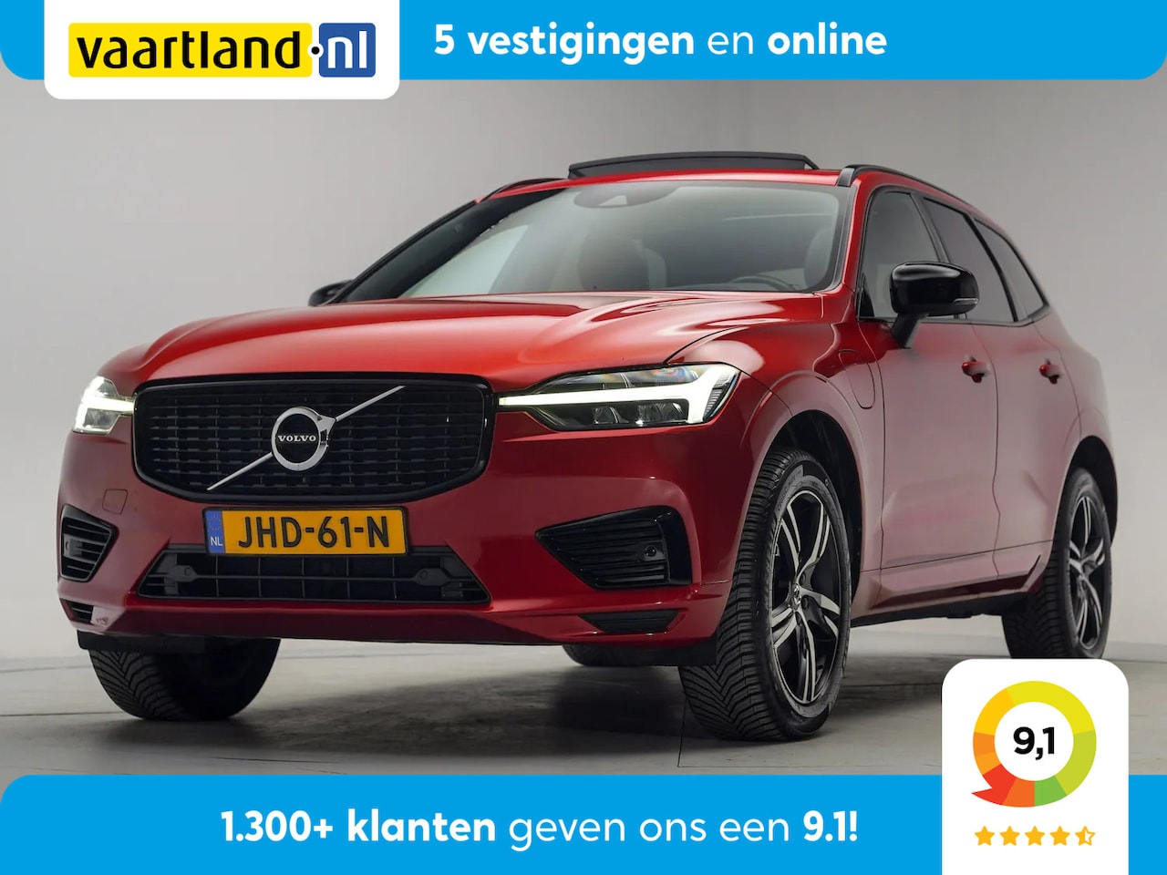 Volvo XC60 - 2.0 T6 Recharge R-Design [ Panorama Standkachel Navi Camera Apple/Android ] - AutoWereld.nl