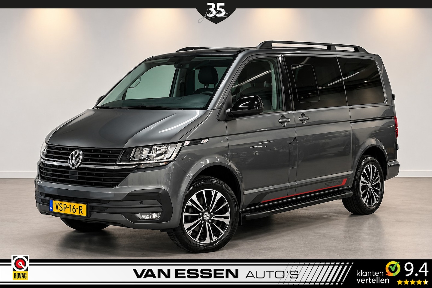 Volkswagen Transporter - 2.0 TDI 150PK 30 Highline | DSG | 5 PERSOONS | MARGE! | DUBBELE SCHUIFDEUR! - AutoWereld.nl
