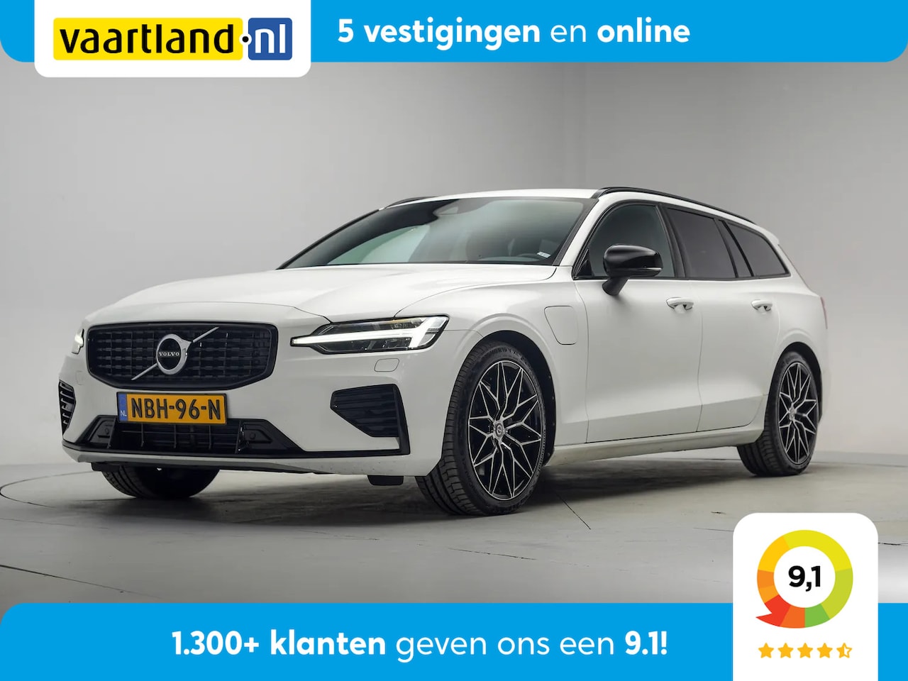 Volvo V60 - T6 R-Design Recharge AWD Aut. [ Adapt.cruise Leder Camera Trekhaak ] - AutoWereld.nl
