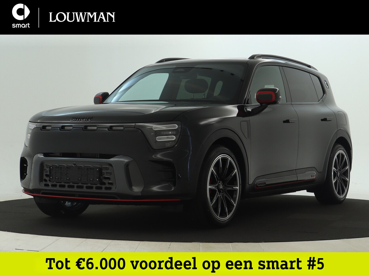 Smart #5 - Brabus 100 kWh | Akoestische voorruit | Panoramisch dak | Warmtepomp | CyberSparksLED+ | S - AutoWereld.nl