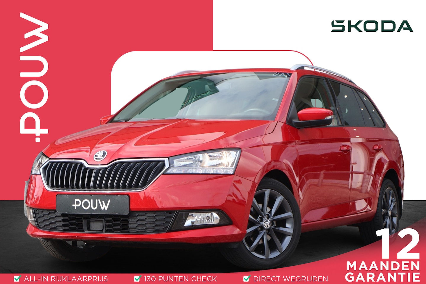 Skoda Fabia Combi - 1.0 TSI 95pk Business Edition | Trekhaak | Navigatie | Carplay | PDC | Cruise Control | Cl - AutoWereld.nl