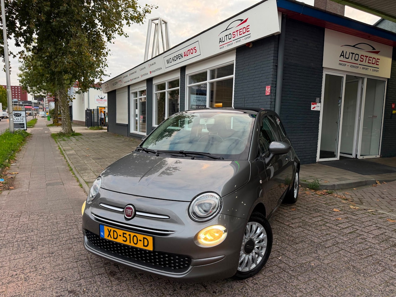 Fiat 500 - 1.2 Lounge|NAP|PANO|AIRCO|APK|D-RIEM VV| - AutoWereld.nl