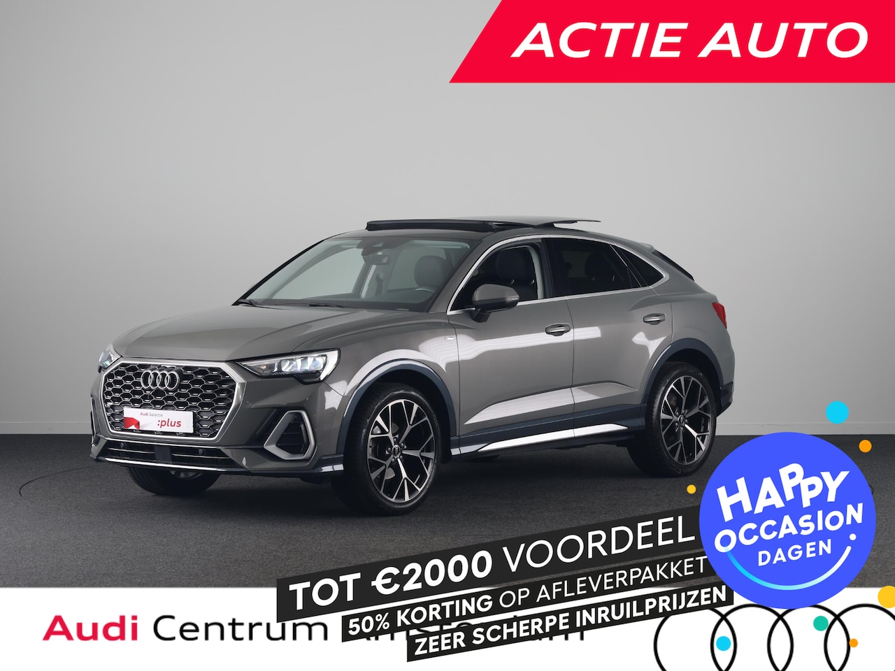Audi Q3 Sportback - 35 TFSI S Edition 150pk | Panoramadak | Parkeersensoren voor en achter | Keyless | Navigat - AutoWereld.nl