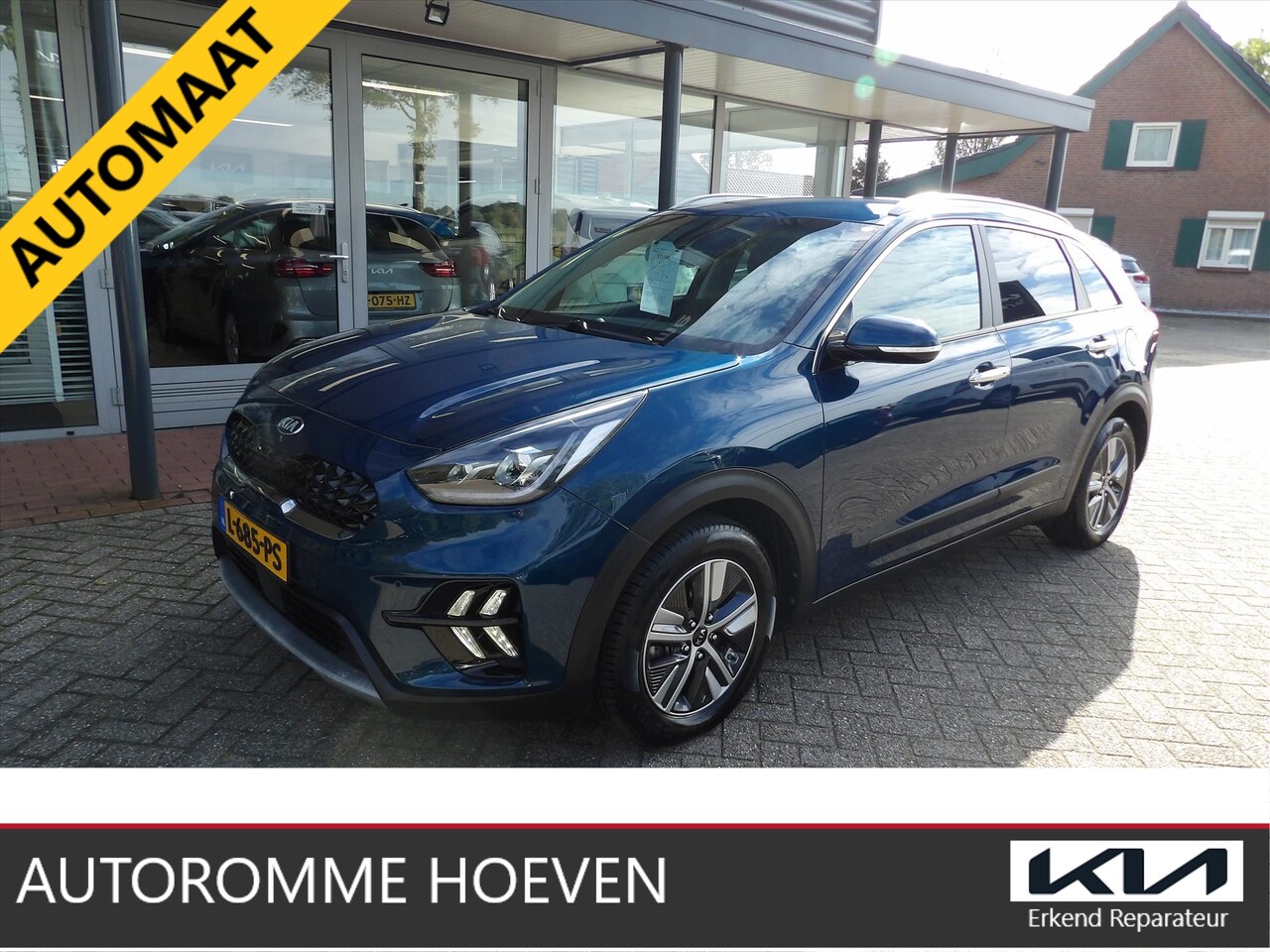 Kia Niro - 1.6 Hybrid AUTOMAAT DynamicPlusLine Luxe leder stoelverw - AutoWereld.nl