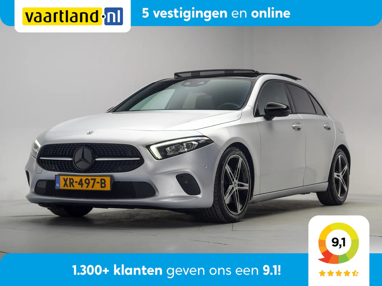 Mercedes-Benz A-klasse - 220 Launch Edition Aut. [ Panoramaldak Navi Apple/Android Leder Camera LED ] - AutoWereld.nl