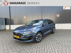 Ford Focus Wagon - 1.0 EcoBoost Hybrid Titanium X / clima / camera / ad.cruise / navi / winterpakket