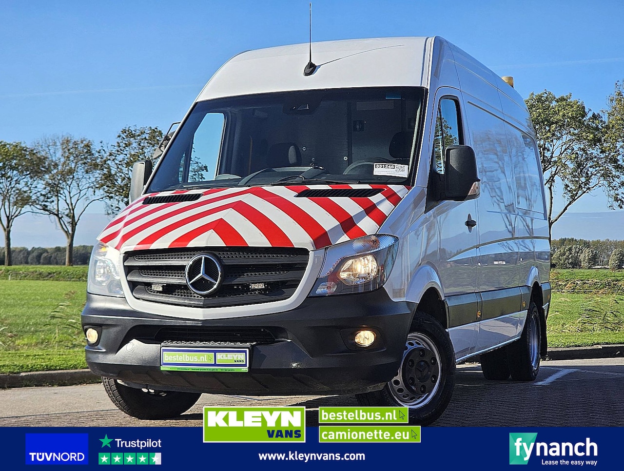 Mercedes-Benz Sprinter - 519 L2H2 N2 3500Kg Trekhaak V6 3.0Ltr Dubbellucht Euro6 BPM-Vrij Camera 190Pk! - AutoWereld.nl
