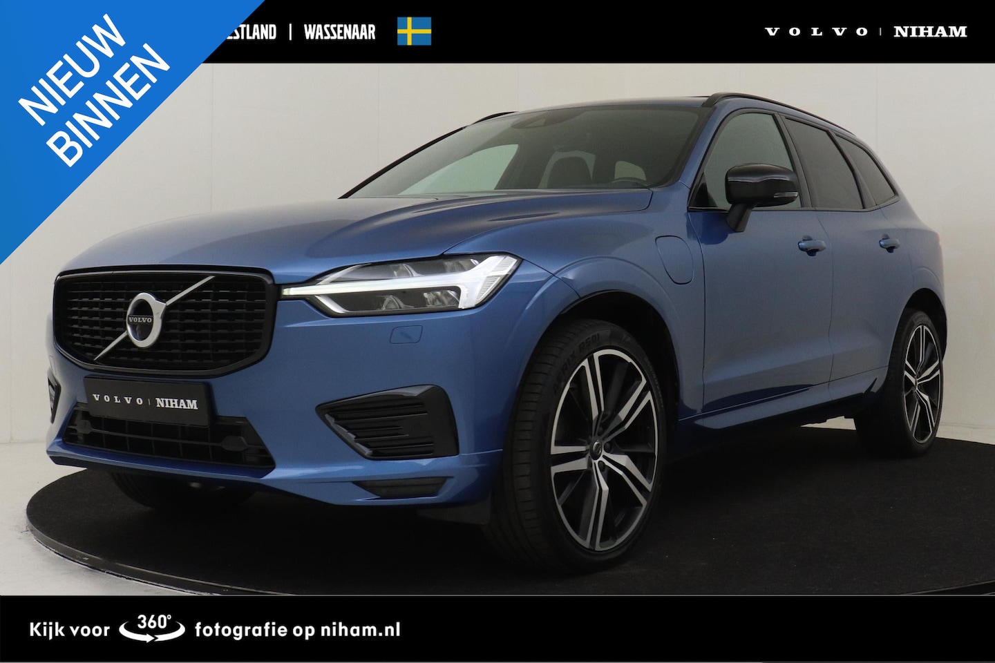 Volvo XC60 - T6 RECHARGE AWD R-DESIGN -PANO.DAK|HARMAN/KARDON|GEVENT.LEDER|360°CAM|HEAD-UP DISP.|POWER- - AutoWereld.nl