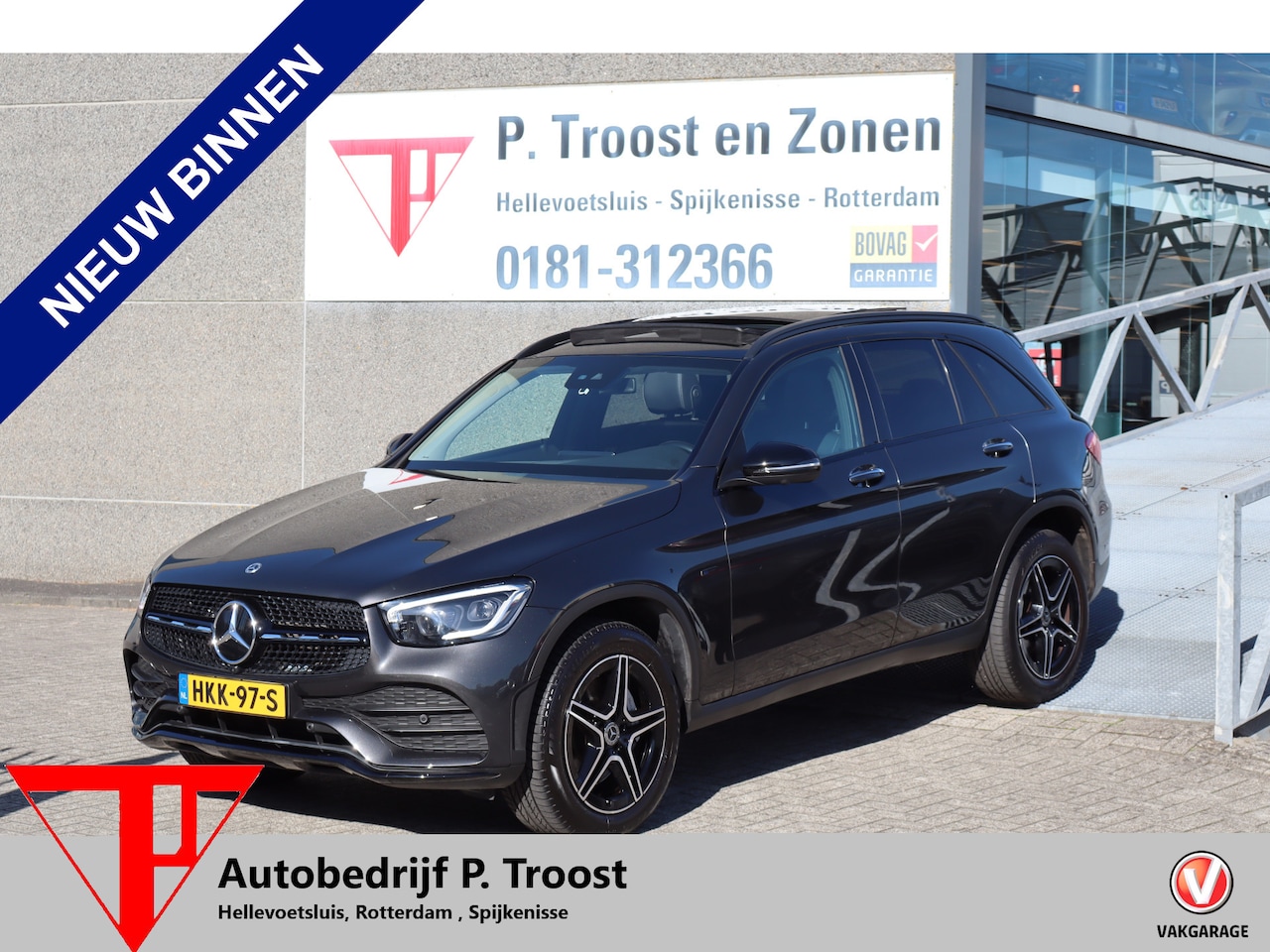 Mercedes-Benz GLC-klasse - 300e 4MATIC Premium Plus Panoramadak/Burmester/Sfeerverlichting/Stoelverwarming/360 graden - AutoWereld.nl