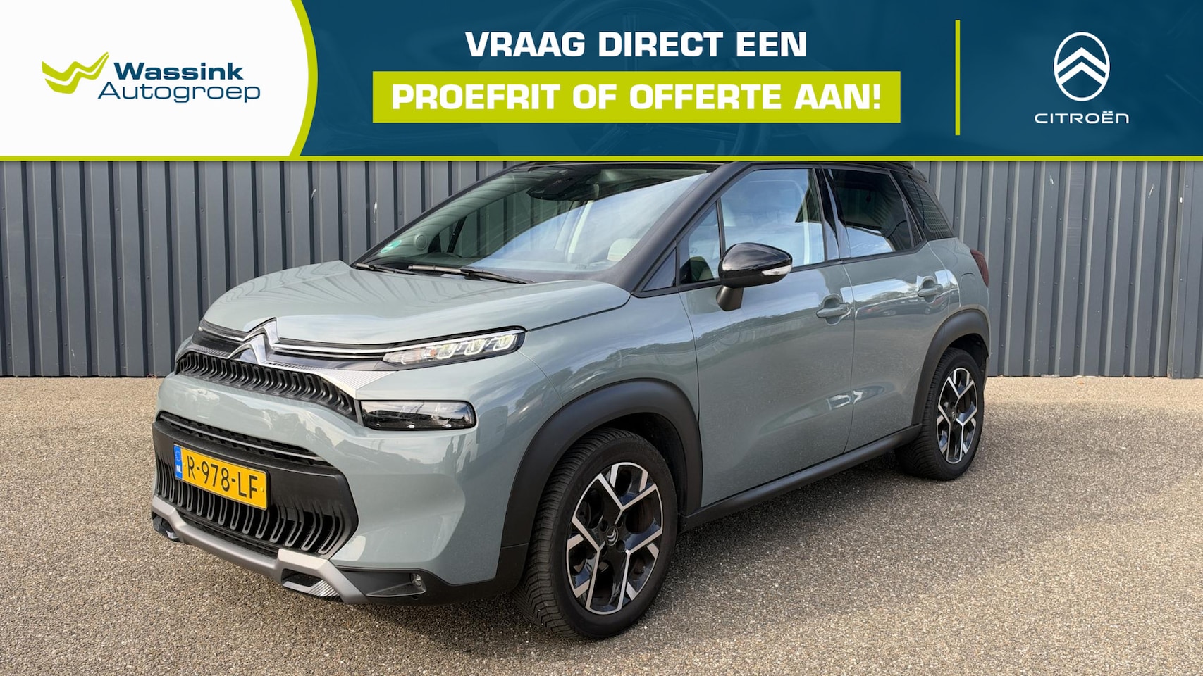 Citroën C3 Aircross - 1.2 PureTech Shine Automaat | Navigatie | DAB | Camera | Carplay | Trekhaak - AutoWereld.nl