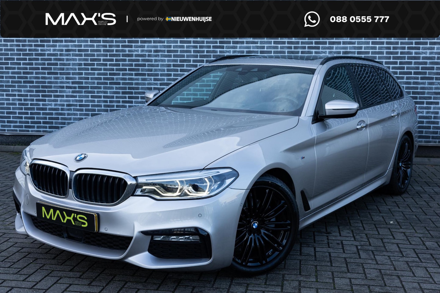 BMW 5-serie Touring - 520i High Executive | M-Sport | Panoramadak | Head-up Display | HiFi Audio | Achteruitrijc - AutoWereld.nl