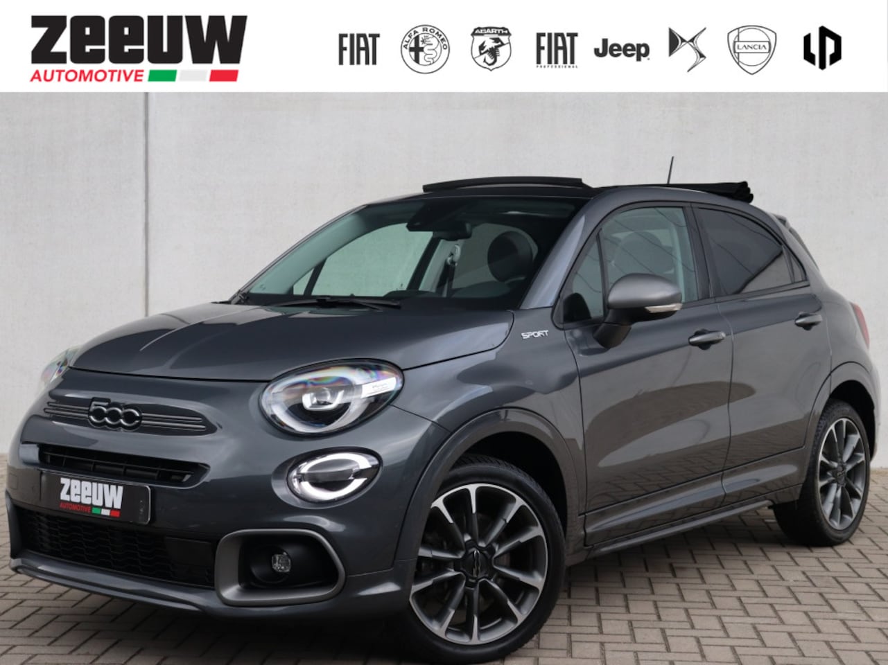 Fiat 500 X - 1.5 Hybrid 130 PK Sport Cabrio | Navi | Carplay | Camera | 18" - AutoWereld.nl