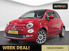 Fiat 500 C - 0.9 TwinAir Turbo Lounge|LED|CARBIO|NL AUTO|NAVI