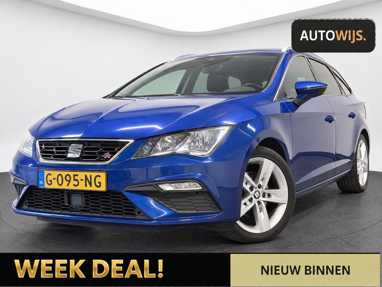 SEAT Leon ST - 1.5 TSI FR Business Intense|AUT|BTW|NL AUTO|TREKHAAK|ACC|GOED ONDERHOUDEN - AutoWereld.nl