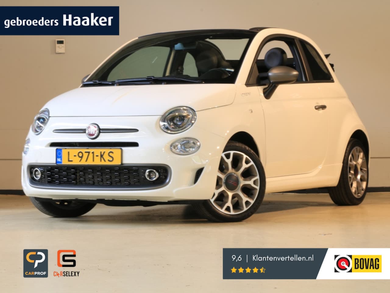Fiat 500 C - 1.0 Hybrid Sport | 12 mnd BOVAG garantie | RIJKLAARPRIJS! - AutoWereld.nl