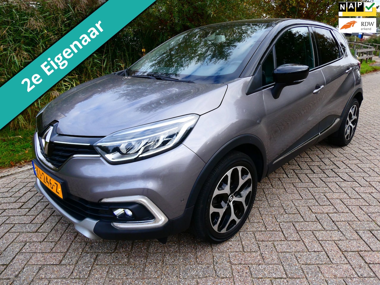Renault Captur - 0.9 TCe 2e eig. Carplay Clima Cruise Leder Navi PDC Historie - AutoWereld.nl