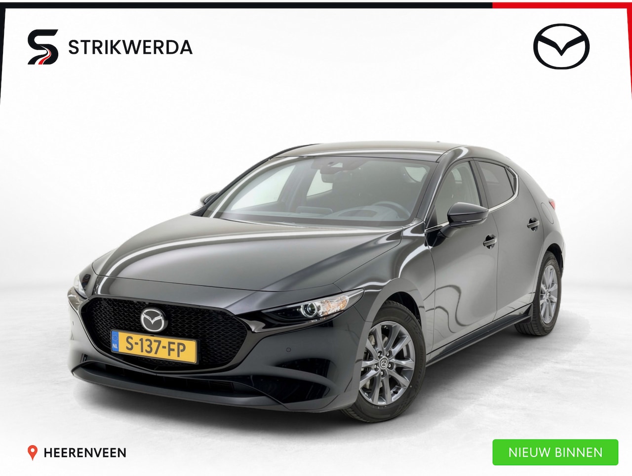 Mazda 3 - 2.0 e-SkyActiv-X M Hybrid 186 Comfort | Stoel-stuurverwarming | BSM | HUD | BTW-auto - AutoWereld.nl