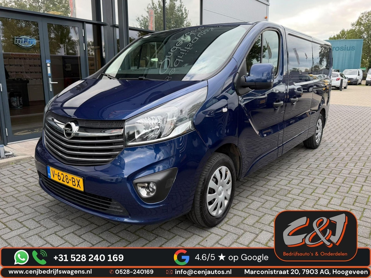 Opel Vivaro - 1.6 CDTI L2H1 Sport hagelschade l airco l cruise l navi l camera l trekhaak l MARGE - AutoWereld.nl