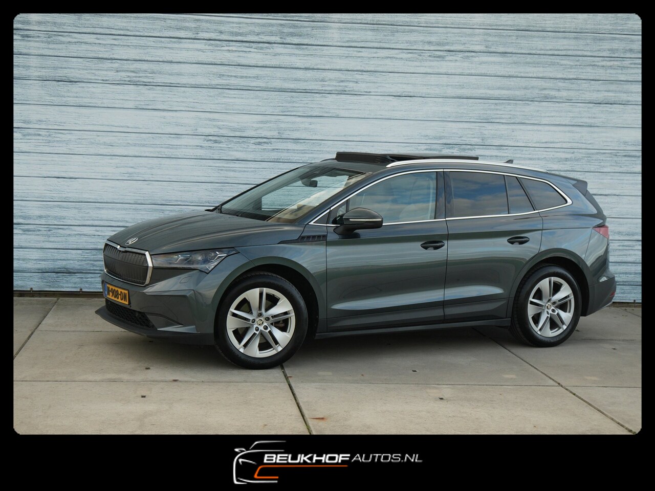 Skoda Enyaq iV - 60 Panorama Memory Half leer Carplay Soh 92% - AutoWereld.nl