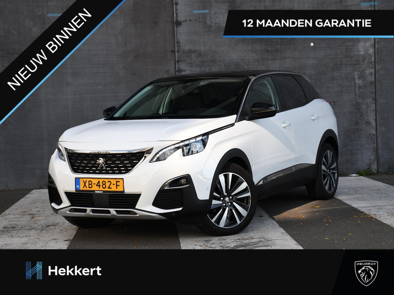 Peugeot 3008 - Allure 1.2 PureTech 130pk Automaat 100% DEALER ONDERH. | DODE HOEK | 19''LM | TREKHAAK | C - AutoWereld.nl