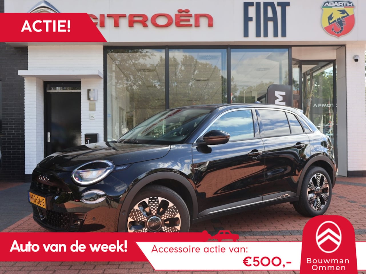 Fiat 600 - *Auto van de Week!* Mild Hybrid Turbo Charged 145PK Automaat La Prima, Rijklaarprijs | Nav - AutoWereld.nl