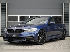 BMW 5-serie - 520i M-SPORT / AERO PACK / INDIVIDUAL LEDER / MEMORY / CAMERA / HUD / LED / 20"