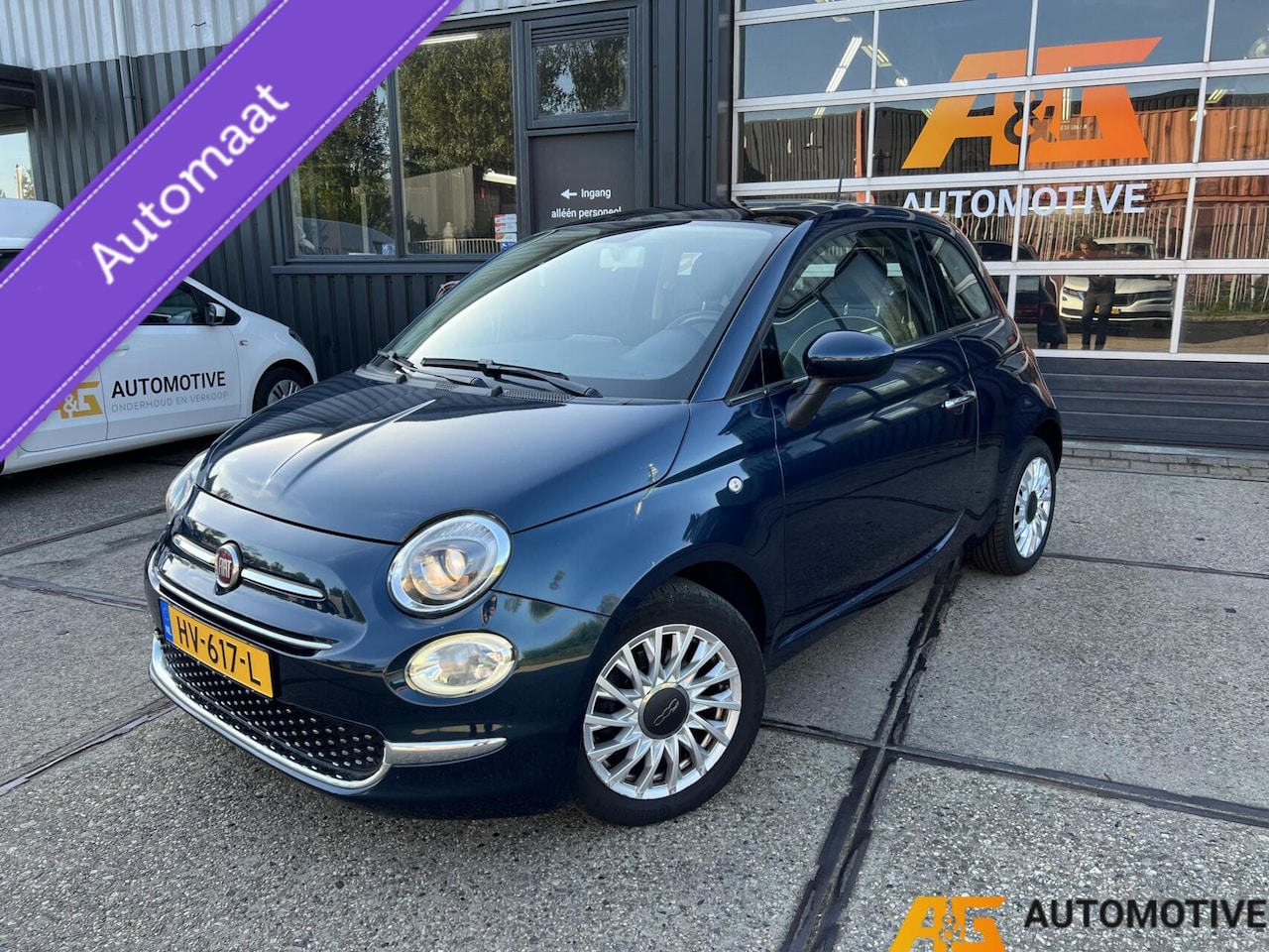 Fiat 500 - 0.9 TwinAir Turbo 2015 Blauw | Automaat | - AutoWereld.nl