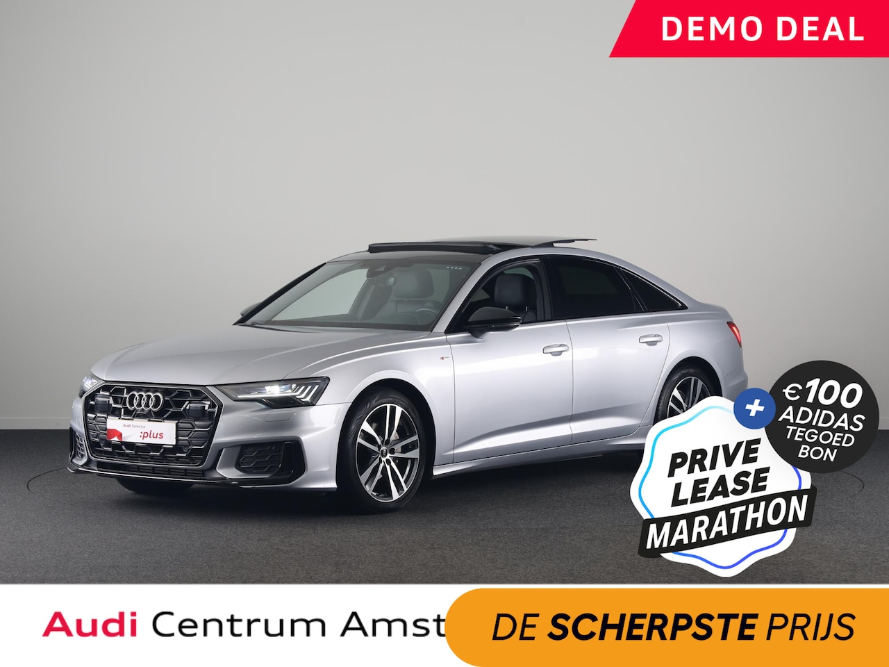 Audi A6 Limousine - 40 TFSI S edition Competition 204pk | Private lease vanaf € 845,- per maand | Panoramadak - AutoWereld.nl