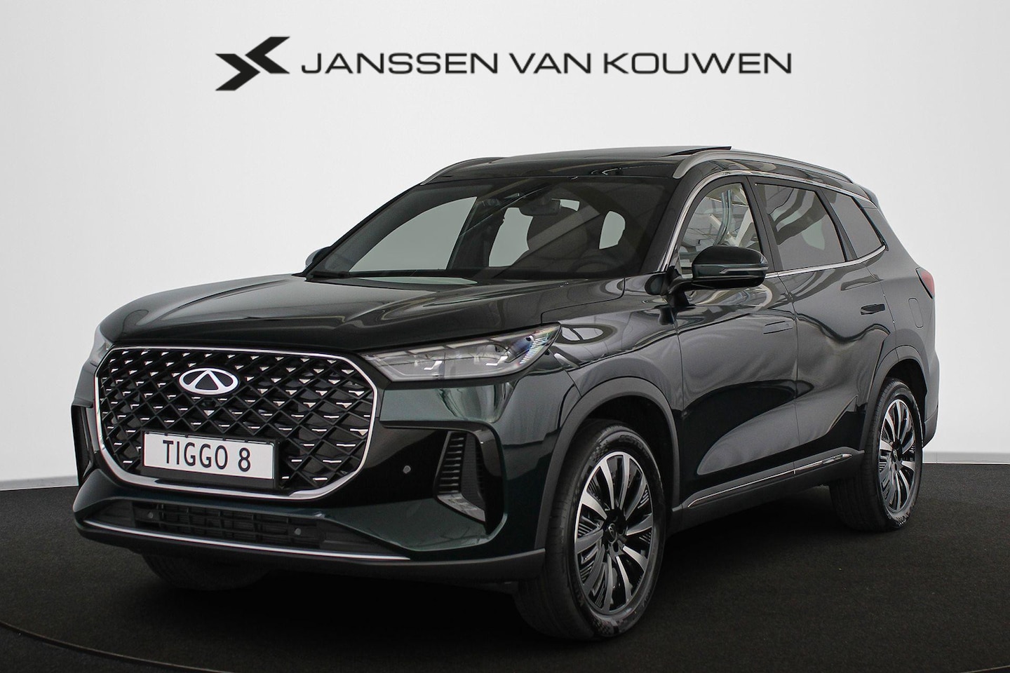 Chery Tiggo 8 - PHEV UNIQUE 7-persoons Bruin Leer Snel leverbaar - AutoWereld.nl