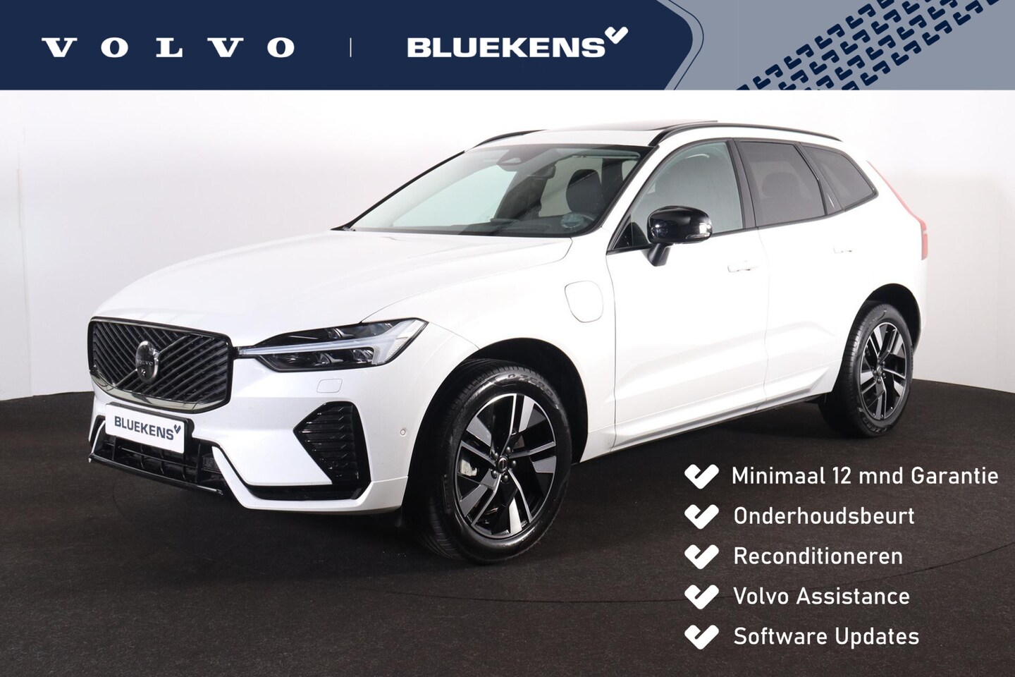 Volvo XC60 - T6 Recharge AWD Plus Black Edition - Panorama/schuifdak - IntelliSafe Assist & Surround - - AutoWereld.nl