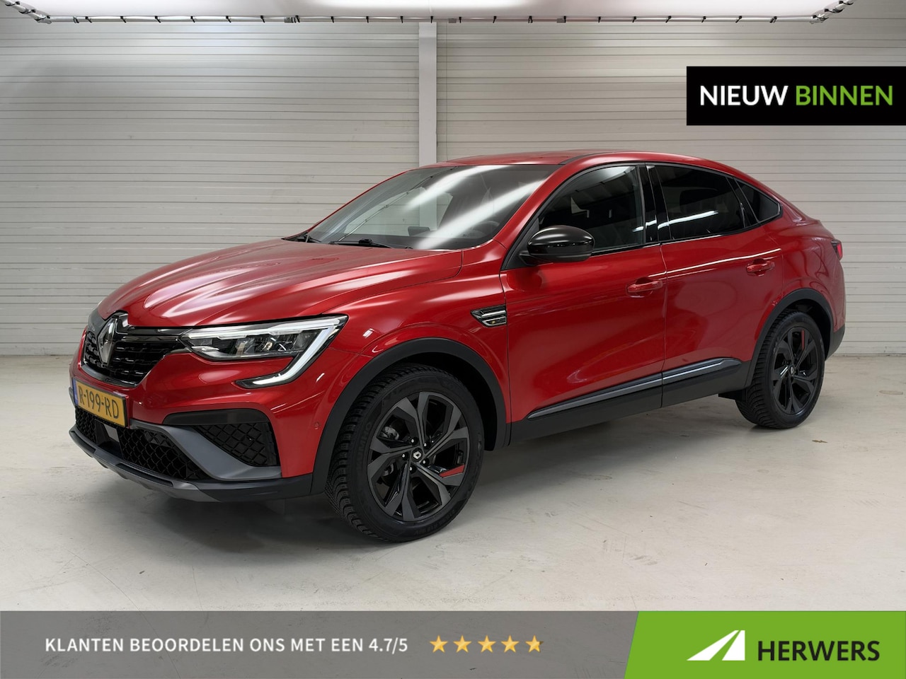 Renault Arkana - 1.6 E-Tech Hybrid 145 R.S. Line / Automaat / NL-Auto / Trekhaak / Bose audio / stoel en st - AutoWereld.nl